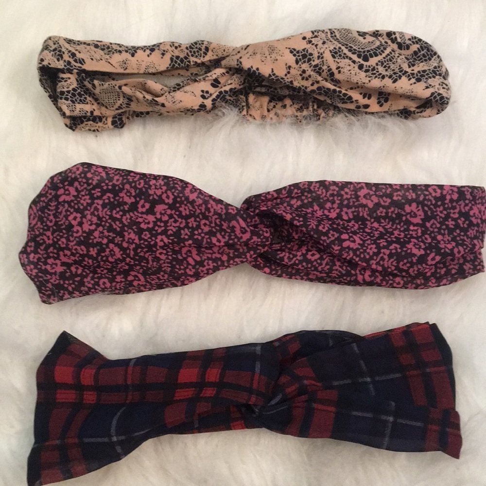 Three piece headband set